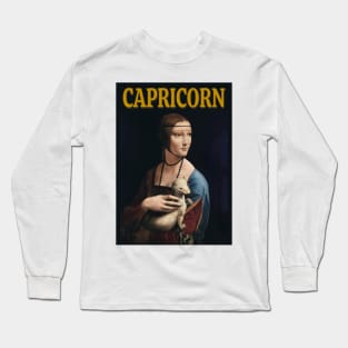 Capricorn - Lady with an Ermine Long Sleeve T-Shirt